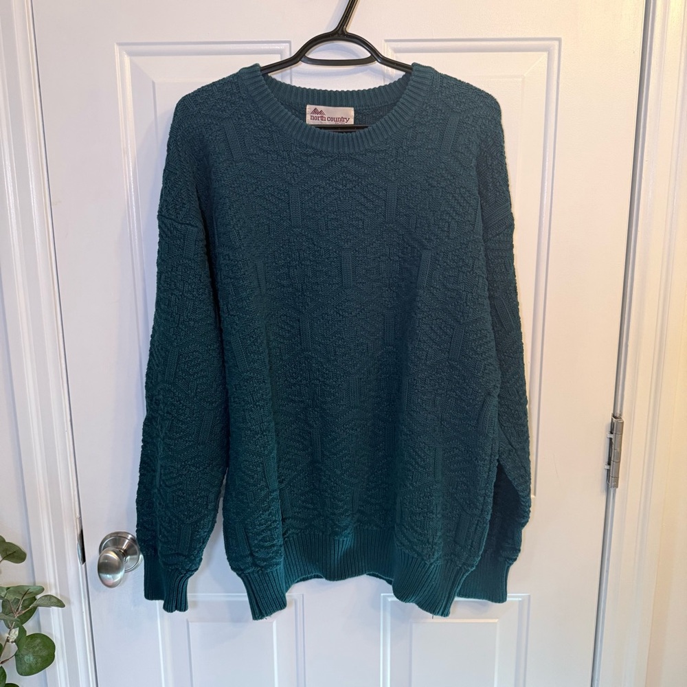 Pendleton Men's Deep Teal Crewneck Sweater